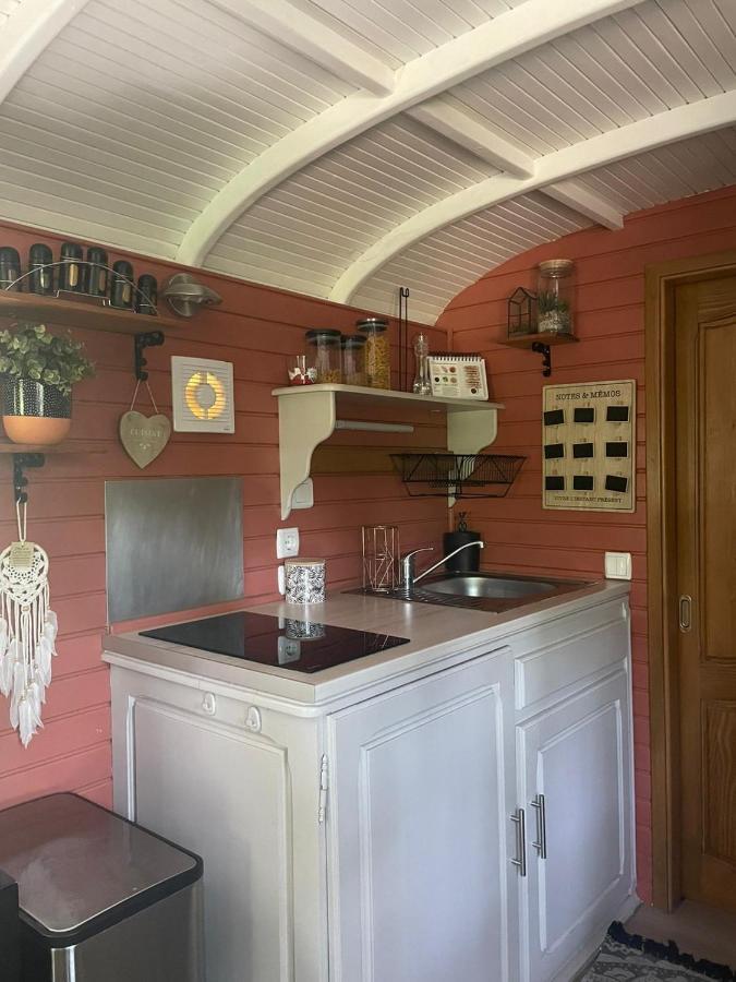 בית הארחה Le Soler 	Roulotte En Bois Sud France מראה חיצוני תמונה