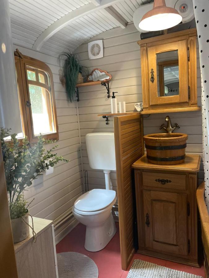 בית הארחה Le Soler 	Roulotte En Bois Sud France מראה חיצוני תמונה