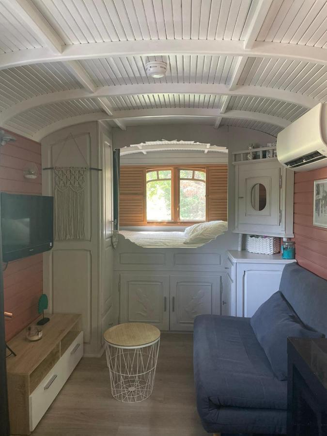 בית הארחה Le Soler 	Roulotte En Bois Sud France מראה חיצוני תמונה